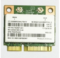 CARTE WIFI HP HP PAVILION 15-P, STREAM 11-D, STREAM 11-Y - 752597-001