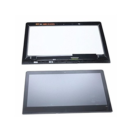 ENSEMBLE VITRE TACTILE + ECRAN LCD + CADRE IBM LENOVO Yoga 900-13isk - 3200x800