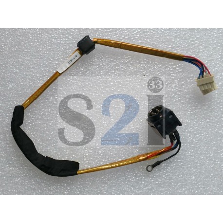 CONNECTEUR DC JACK + CABLE TOSHIBA  Qosmio X500, X505 - DD0TZ1AD100 - A000053090 