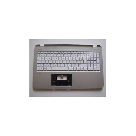 CLAVIER AZERTY OCCASION + COQUE HP 15-P EAY14003040 763578-051 Silver