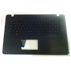 CLAVIER AZERTY BELGE NEUF + COQUE ASUS X751, X751LA, X751M - 90NB04I3-R31BE0 - Noir