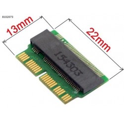 ADAPTATEUR NGFF vers 12+16 Pin SSD APPLE 2013-2014-2015 MacBook A1465 A1466 A1502 N-941