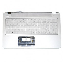 CLAVIER AZERTY + COQUE OCCASION HP Pavilion 15-P - 762529-051 Blanc/Silver