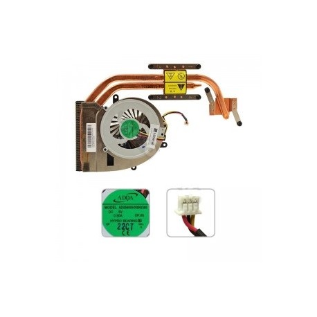 VENTILATEUR + RADIATEUR FUJITSU Lifebook Ah522 Ah532 Lh522 Lh532 - AD05605HX09G300