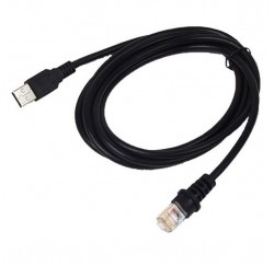 CABLE TRANSFERT USB pour DOUCHETTE LECTEUR CODE BARRE Honeywell Metrologic MS9540 MS9520 MS7120 MS722 - 2M