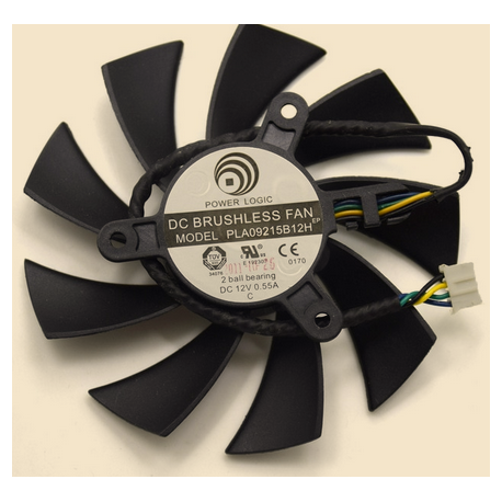 VENTILATEUR NEUF CARTE VIDEO MSI PLA09215B12H 87mm 4PIN