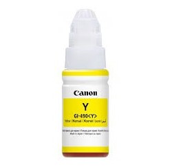 BOUTEILLE D'ENCRE JAUNE CANON Pixma G2000, G2400 0666C001- GI-490Y - 70ml