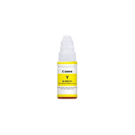 BOUTEILLE D'ENCRE JAUNE CANON Pixma G2000, G2400 0666C001- GI-490Y - 70ml