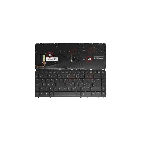 CLAVIER AZERTY HP Elitebook...