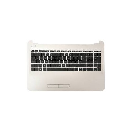 CLAVIER AZERTY NEUF + COQUE HP Pavilion 17-X, 17-Y - 856700-051 Blanc