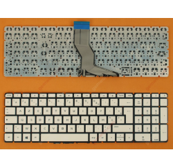 CLAVIER AZERTY NEUF HP Pavilion 15-AB - Sans Cadre - Blanc