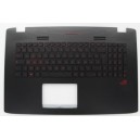 CLAVIER AZERTY NEUF + COQUE ASUS GL752VW - 90NB0A41-R31FR0 - 90NB0A41-R31FR1 - Rétroéclairé