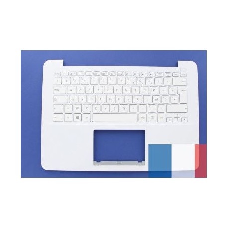 Clavier avec coque azerty ASUS X302LJ, X302LA blanc - Gar.3 mois