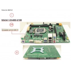 CARTE MERE NEUVE FUJITSU P556 D3400-  S26361-D3400-U100 38049169