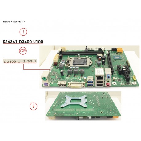 CARTE MERE NEUVE FUJITSU P556 D3400-  S26361-D3400-U100 38049169