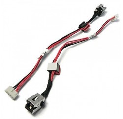 CONNECTEUR DC JACK + CABLE TOSHIBA Satellite C50, C50D, C55, C55D - V000949110 - 6017B0402701 