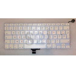 CLAVIER AZERTY NEUF  APPLE MACBOOK UNIBODY BLANC 13" A1342 2009 2010