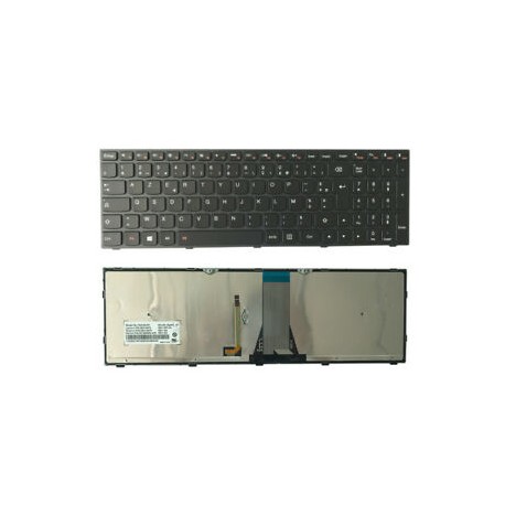 CLAVIER AZERTY NEUF IBM LENOVO IdeaPad Flex 2-15 Z50-70 NSK-BQABN 9Z.NB4BN.A0F Rétroéclairé