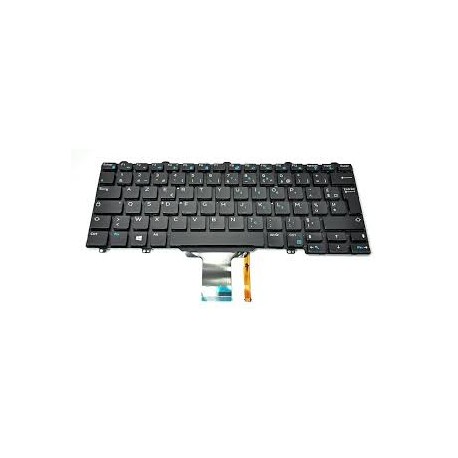 CLAVIER AZERTY DELL DELL Latitude 12 7000 - E7270 E7250 - 0H708X H708X NSK-LMABC Rétroéclairé