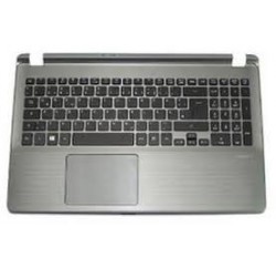 COQUE SUPERIEURE + CLAVIER ACER Aspire V5-572G V5-572P V5-572PG - 60.M9YN7.029 Silver Gris