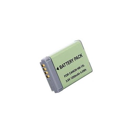 BATTERIE COMPATIBLE CANON Powershot NB-13L 1050mAh 3.6V Gar 1 an