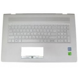 CLAVIER AZERTY + COQUE ARGENT HP ENVY 17-AE, 17M-AE - 925477-051