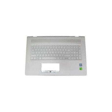CLAVIER AZERTY + COQUE ARGENT HP ENVY 17-AE, 17M-AE - 925477-051