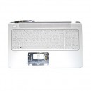 CLAVIER AZERTY + COQUE OCCASION HP Pavilion 15-P - 762529-051 Blanc/Silver