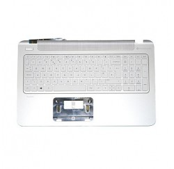 CLAVIER AZERTY + COQUE OCCASION HP Pavilion 15-P - 762529-051 Blanc/Silver