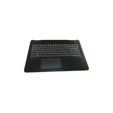 CLAVIER AZERTY + COQUE NOIRE HP 15-BC - L03595-051