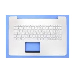 CLAVIER AZERTY + COQUE BLANCHE ASUS N752VX - 90NB0AY1-R30080