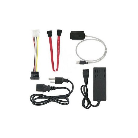 KIT ADAPTATEUR HDD 2.5/3.5 IDE SATA vers USB + CHARGEUR