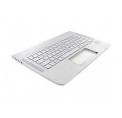 CLAVIER AZERTY + COQUE ARGENT HP ENVY 13-AB - 909620-051