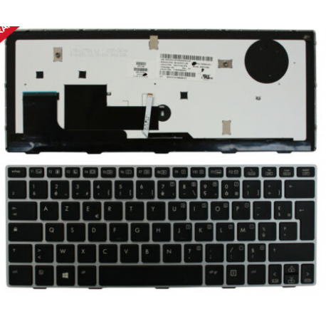 CLAVIER AZERTY RETROECLAIRE HP EliteBook Revolve 810 G3