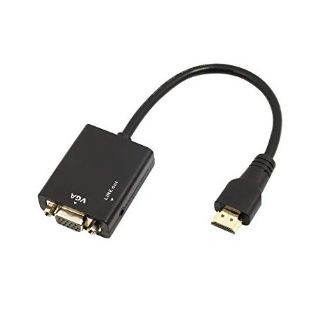 ADAPTATEUR HDMI mâle - VGA femelle