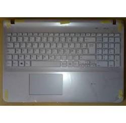 CLAVIER AZERTY OCCASION + COQUE SONY SVF152 Series - A1960283A - A1966994A - Blanc - Gar.6 mois