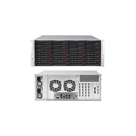 Serveur Stockage Rack 4U Supermicro - 24 Disques durs HotSwap  -1280W