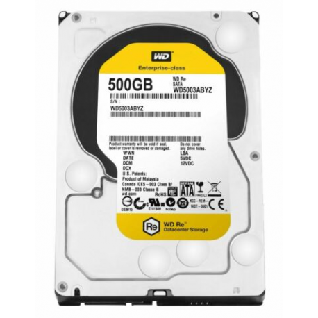 DISQUE DUR Western Digital 500GB 8.9cm SATA - WD5003ABYZ Gar 1 an