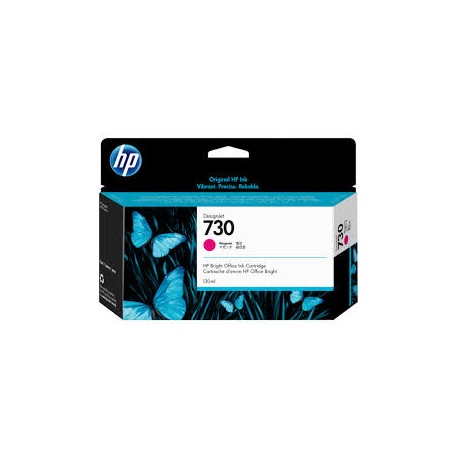 Cartouche Encre Magenta HP designjet T1600 T1700 N°730 130ml P2V63A