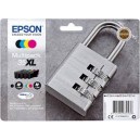 PACK CARTOUCHES EPSON WorkForce WF-4720DWF WF-4740DTWF WF-4725DWF - Noir, Cyan, Magenta, Jaune - C13T35964010 35XL