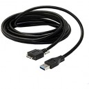 CABLE USB 3.0 A MALE vers USB 3.0 MICRO B MALE + 2 VIS FIXATION M2 - 4.6M