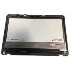ENSEMBLE VITRE TACTILE + ECRAN LCD + CADRE Asus UX360U UX360UA - 3200x1800 LP133QD1-SPB2 - Noir