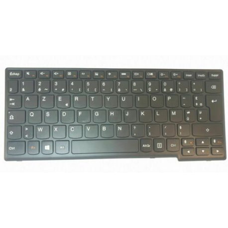 CLAVIER AZERTY NOIR + CADRE NOIR IBM LENOVO  S210 S215 S20-30 S20-30 25212898