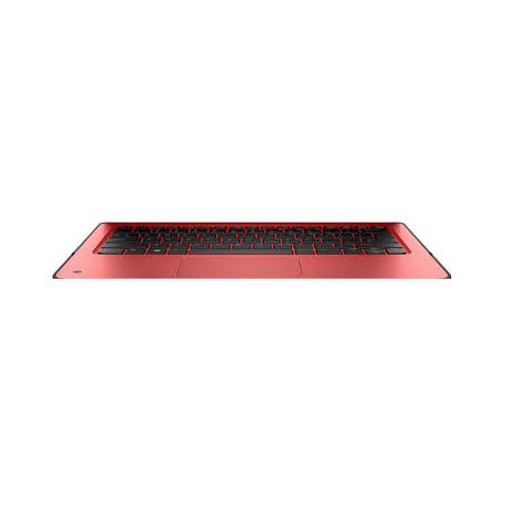 CLAVIER AZERTY NEUF + COQUE HP ProBook x360 11 G1 EE - 918554-051 Rouge