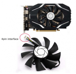 VENTILATEUR CARTE VIDEO MSI GeForce GTX 1060 6G OC - 12V 0.5A - HA9015H12F-Z