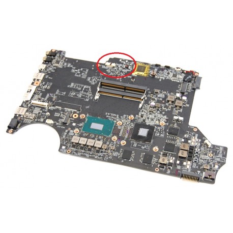 CARTE MERE MSI GE72VR  I7-7700HQ CPU ET GTX1050M 4 GO MS-16J9 MS-16J91 VER: 1.0 DDR3