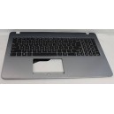 CLAVIER AZERTY + COQUE GRISE ASUS X751LA