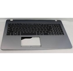 CLAVIER AZERTY + COQUE GRISE ASUS X751LA