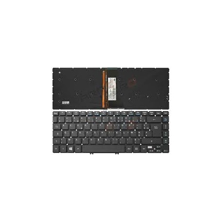 CLAVIER AZERTY RETROECLAIRE ACER Aspire R7-571 R7-571G R7-572 R7-572G  - NK.I1417.0BS