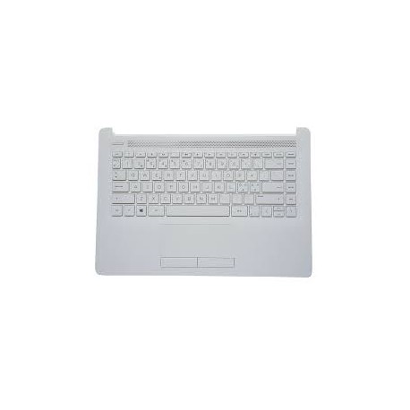 CLAVIER AZERTY + COQUE BLANCHE HP 14-CK 14-CM 14-DG L23240-051